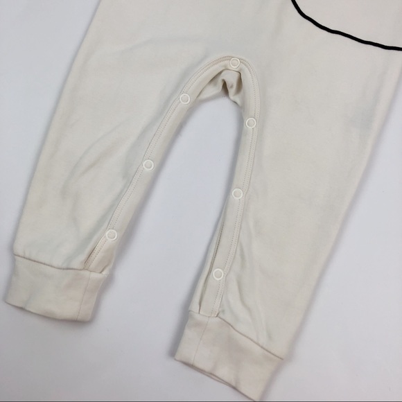 Kids The Tiny Universe Tiny Tuxedo Romper - White - Picture 5 of 8